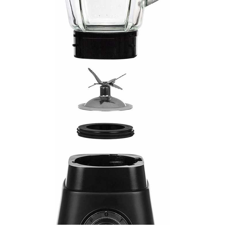 Blender Inox Bol En Verre 1000 W 2 Vitesses PRINCESS