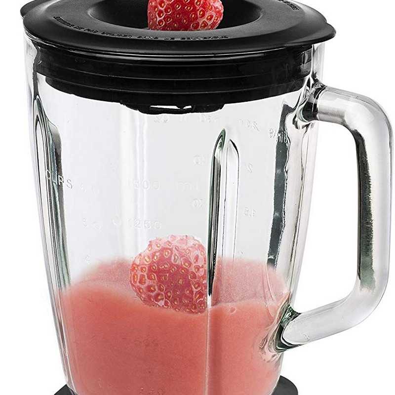 Blender Inox Bol En Verre 1000 W 2 Vitesses PRINCESS