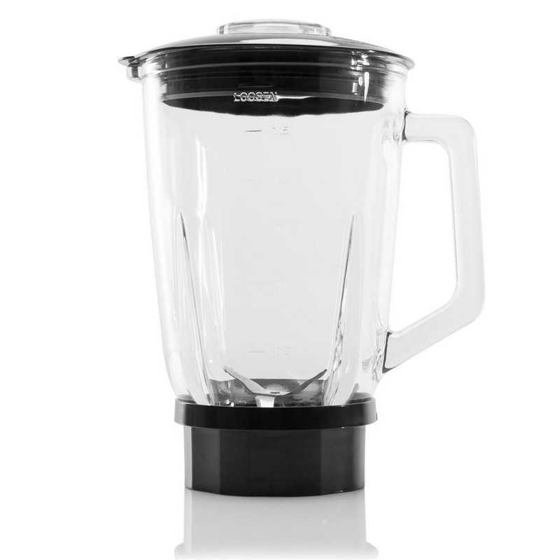 Blender Inox 4 Vitesses + Fonction Pulse Bol En Verre 1000 W PRINCESS