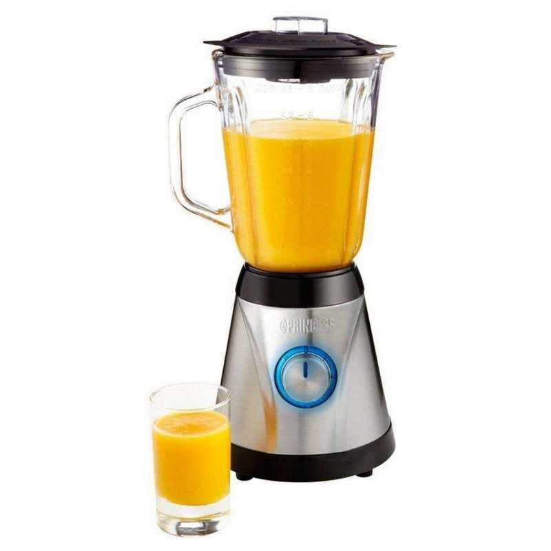 Blender Inox Bol En Verre 1000 W PRINCESS