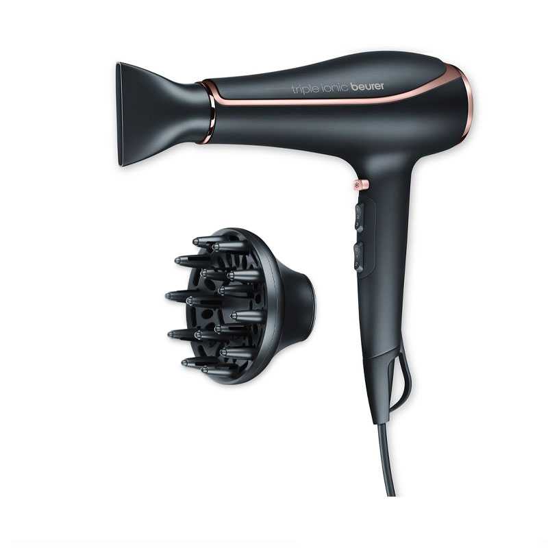 Sèche-cheveux avec moteur AC professionnel HC80 BEURER