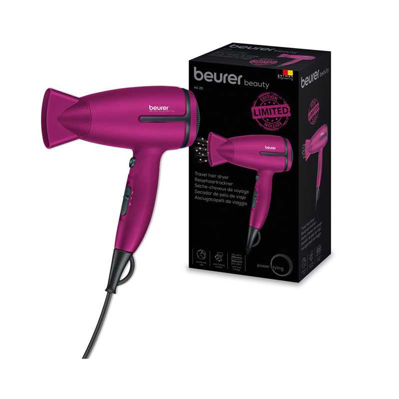 Sèche-cheveux de voyage HC25 BEURER