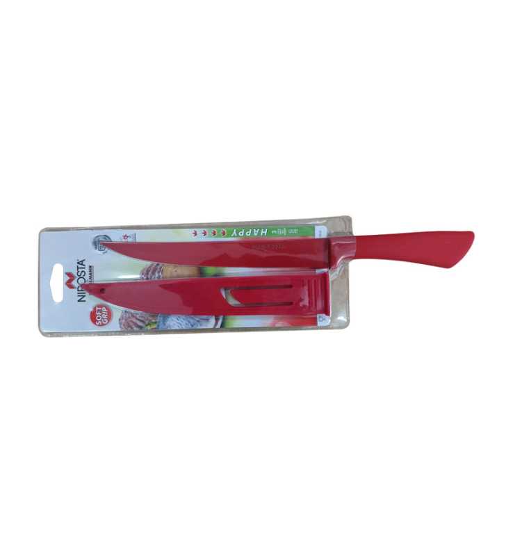 Couteau de cuisine 8" - rouge - FACKELMANN