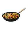 Wok 30 cm manche en bois - FACKELMANN