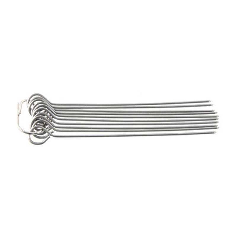 10 brochettes inox 10 cm 1.3mm - FACKELMANN