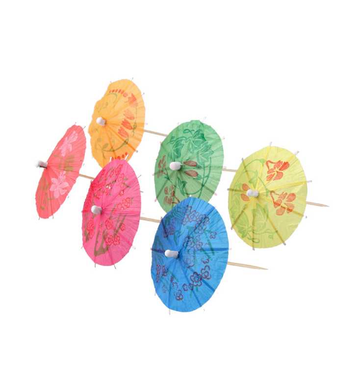 20 piques parasols 9.5cm - FACKELMANN