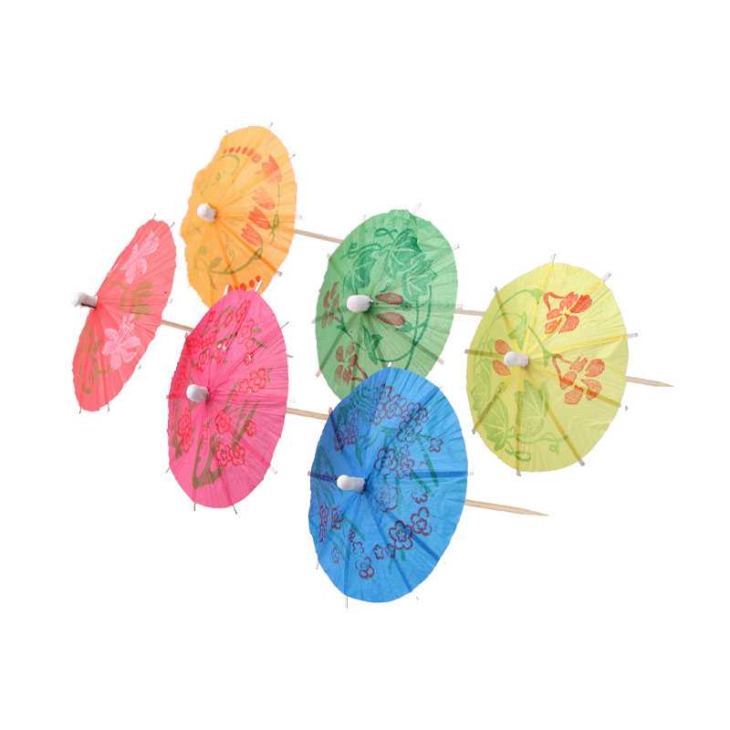 20 piques parasols 9.5cm - FACKELMANN