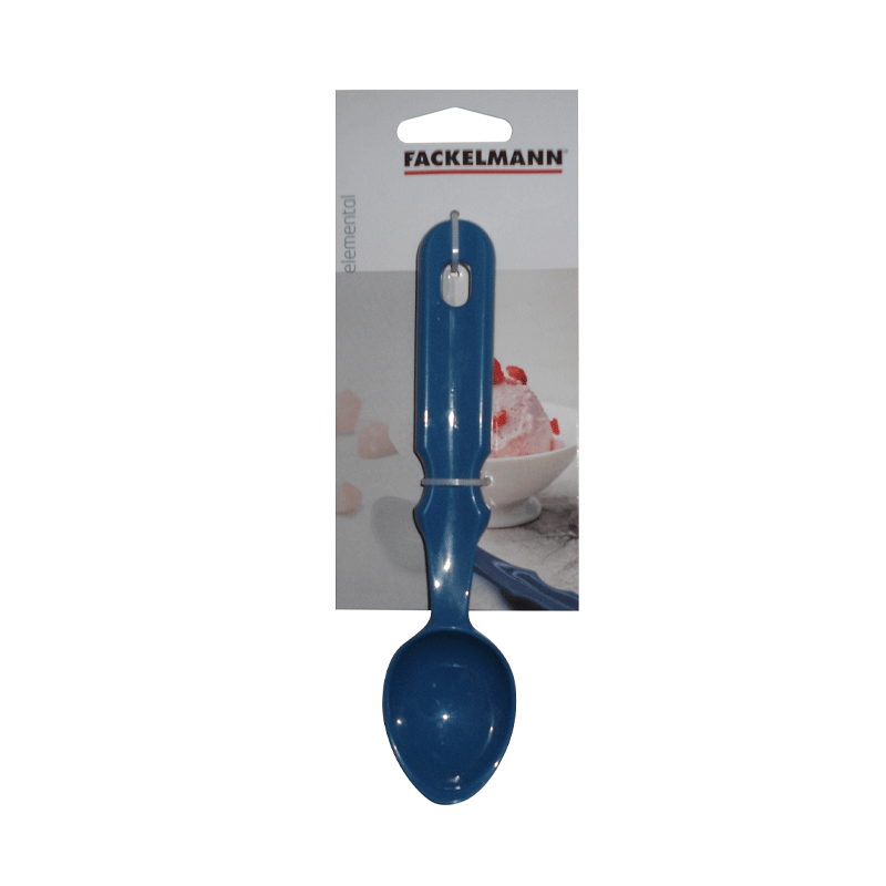 Cuiller à glace PP bleue 18 cm - FACKELMANN