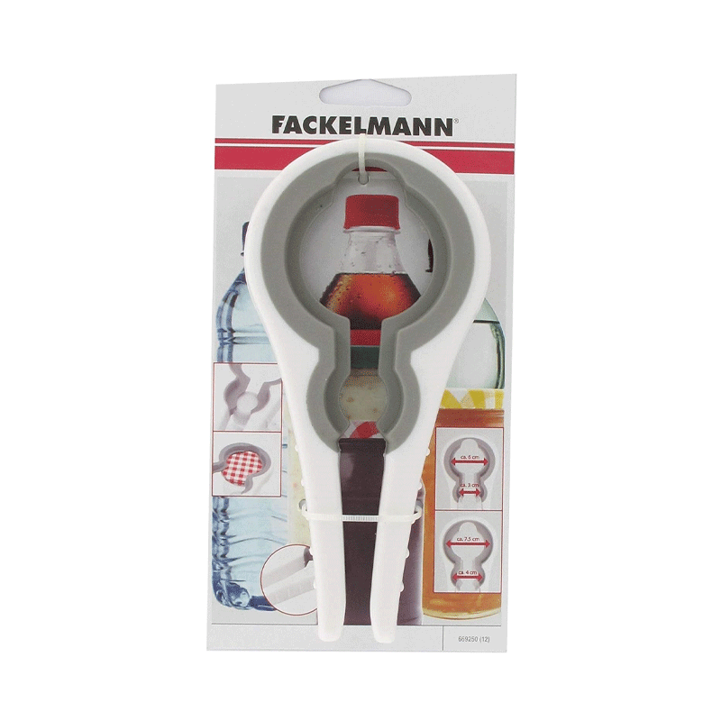 Ouvre bocaux chromatic 2,5 cm à 8 cm - FACKELMANN