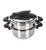 Set Autocuiseur 6L+4L inox 18/10 PRISMA - MAGEFESA