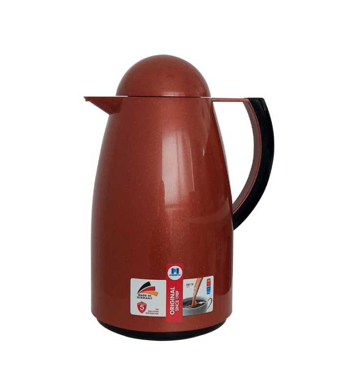 Carafe isolante rouge pailettes - MARKUTEC