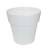 Pot Linéa sans anneau blanc D20xh18.5cm - Viomes