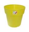 Pot Linéa sans anneau chartreuse D20xh18.5cm - Viomes