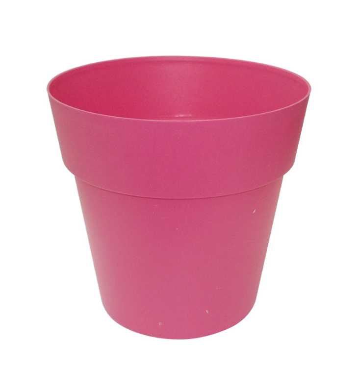 Pot Linéa sans anneau rose D25xh24cm - Viomes