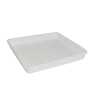 Soucoupe Linéa carré blanc 12x12cm pour 570/580 - Viomes