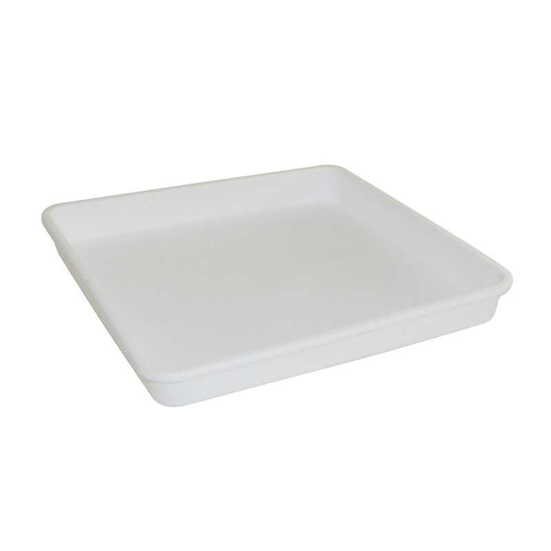 Soucoupe Linéa carré blanc 12x12cm pour 570/580 - Viomes