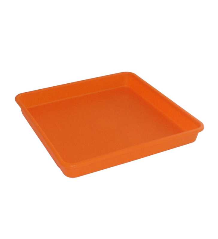 Soucoupe Linéa carré Orange 12x12cm pour 570/580 - Viomes