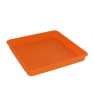 Soucoupe Linéa carré Orange 12x12cm pour 570/580 - Viomes