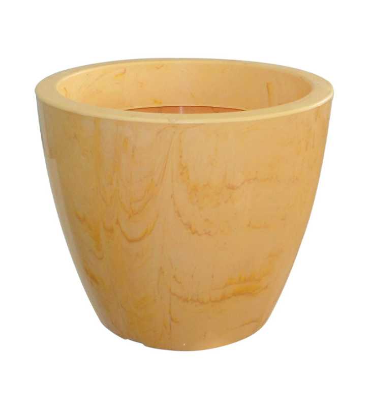 Pot linéa natura citrine D20xh17 cm - Viomes