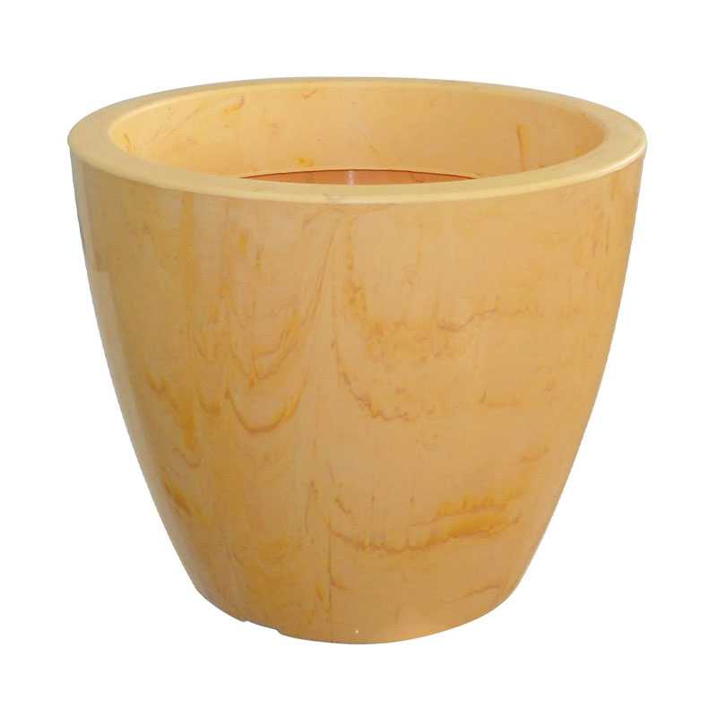 Pot linéa natura citrine D20xh17 cm - Viomes