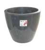 Pot linéa gloss anthracit D25xh21cm - Viomes