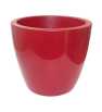 Pot linéa gloss bordeau D30xh25cm - Viomes