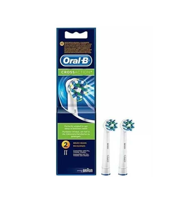 2 brossettes CrossAction Oral-B