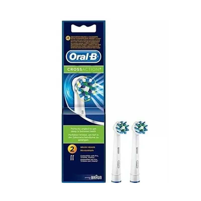 2 brossettes CrossAction Oral-B