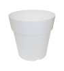 Pot Linéa white D16xh15.5cm - Viomes