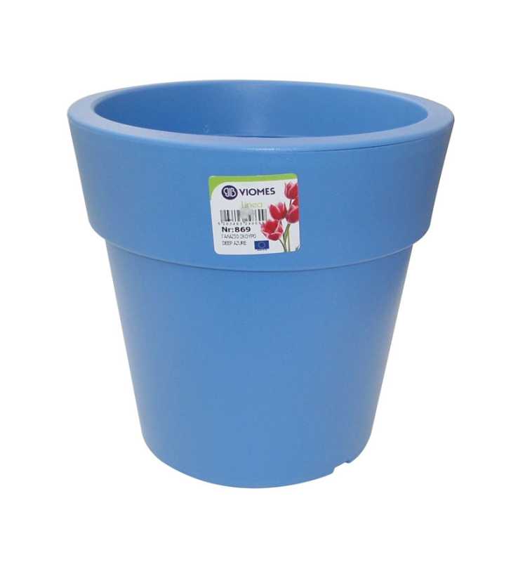 Pot Linéa Azur d16xh15.5cm - Viomes