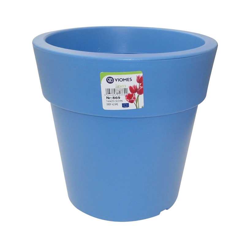 Pot Linéa Azur d16xh15.5cm - Viomes