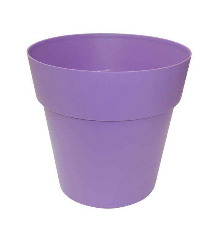 Pot Linéa sans anneau pourpre D11xh10.5cm - Viomes