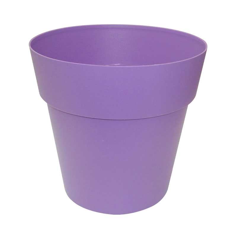 Pot Linéa sans anneau pourpre D11xh10.5cm - Viomes