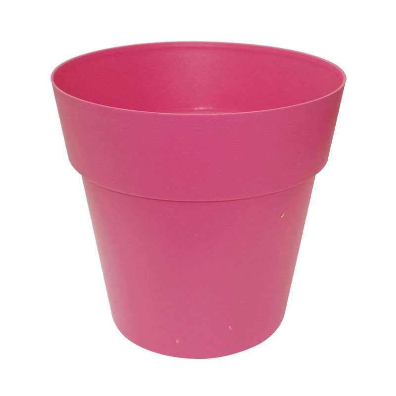 Pot Linéa sans anneau rose D11xh10.5cm - Viomes