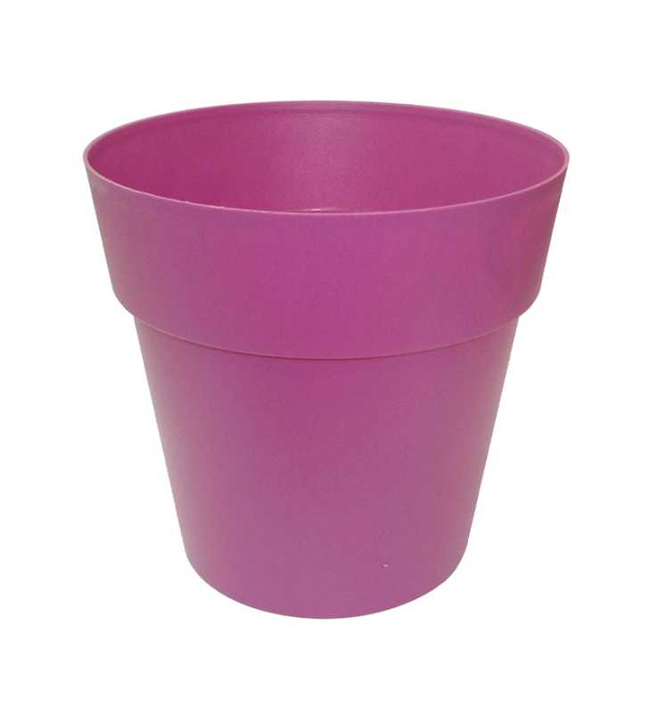 Pot Linéa sans anneau violet D11xh10.5cm - Viomes