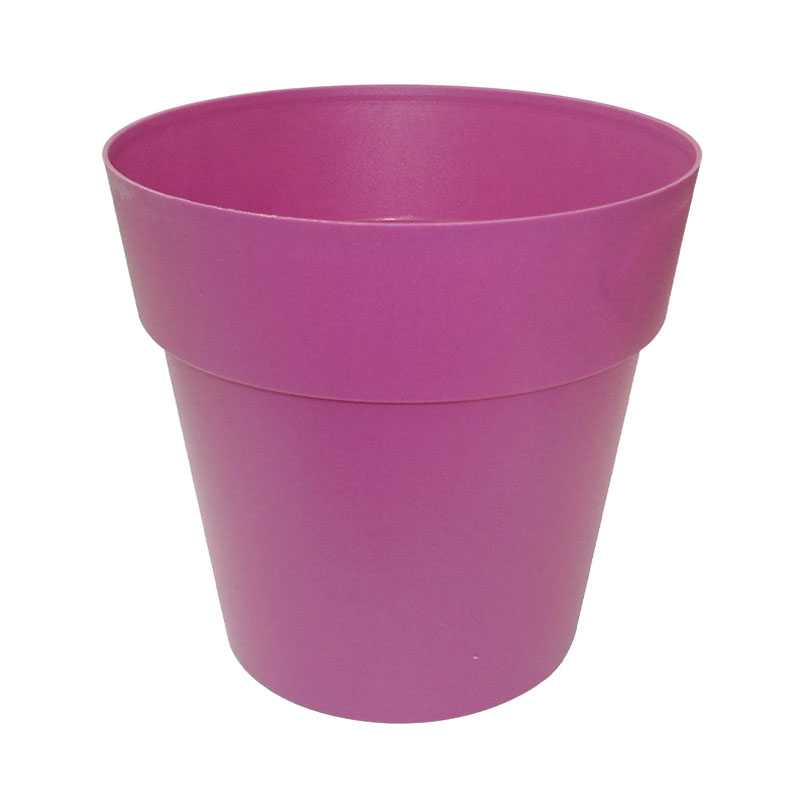 Pot Linéa sans anneau violet D11xh10.5cm - Viomes