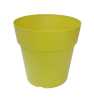 Pot Linéa sans anneau chartreuse D13xh13cm - Viomes