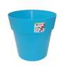 Pot Linea sans anneau cyan Ø13xh13 cm D13xh13cm - Viomes