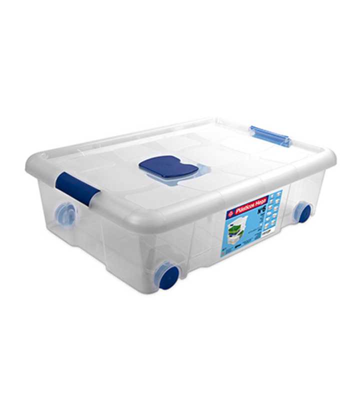 Malle sous lit avec fermeture antimites 31 litres - HEGA