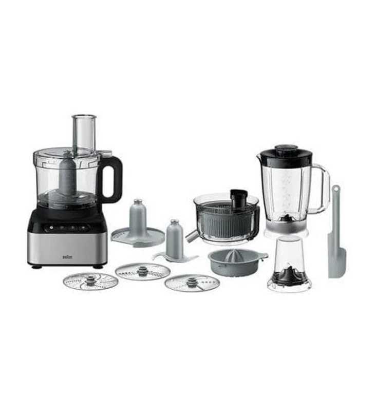 Robot Multifonction 800W 2,1L Blender 1,2L Acier Inoxydable BRAUN