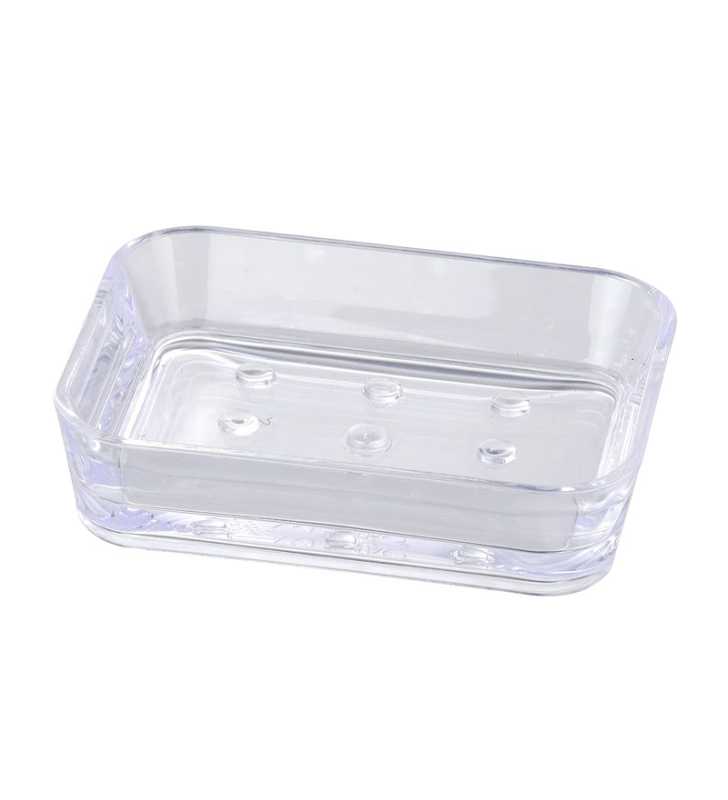 Porte savon Candy transparent-Plastique - PS - WENKO