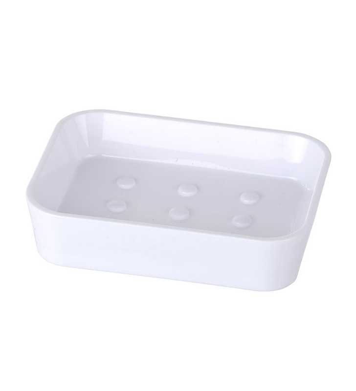 Porte savon Candy blanc-Plastique - PS - WENKO