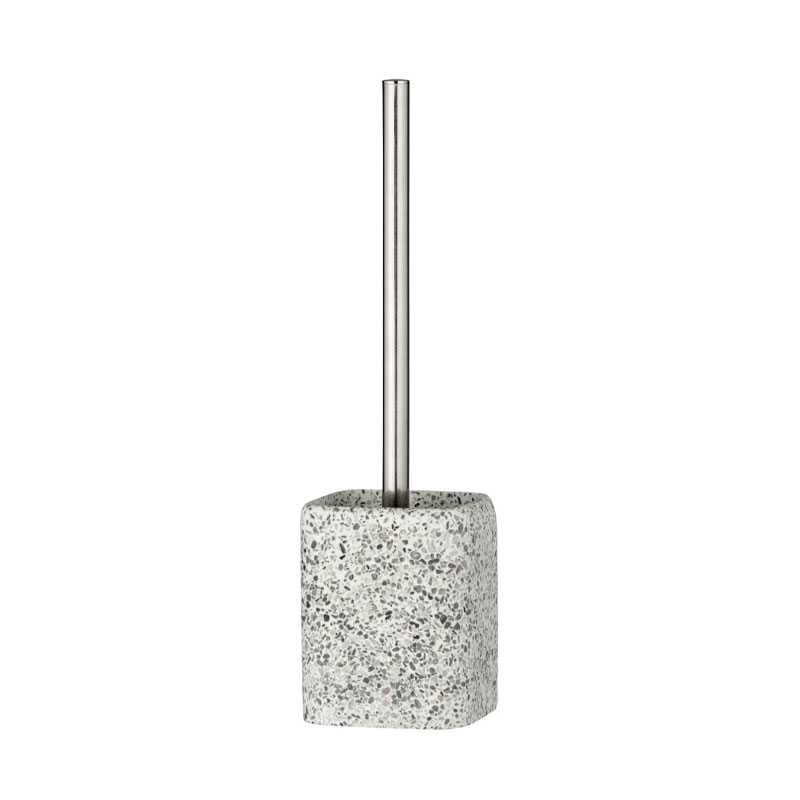 Brosse WC Terrazzo - polyrésine - 10x37 cm - WENKO