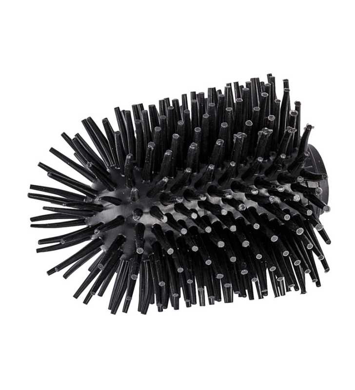 Brosse de silicone rechange noire ø75 mm - WENKO