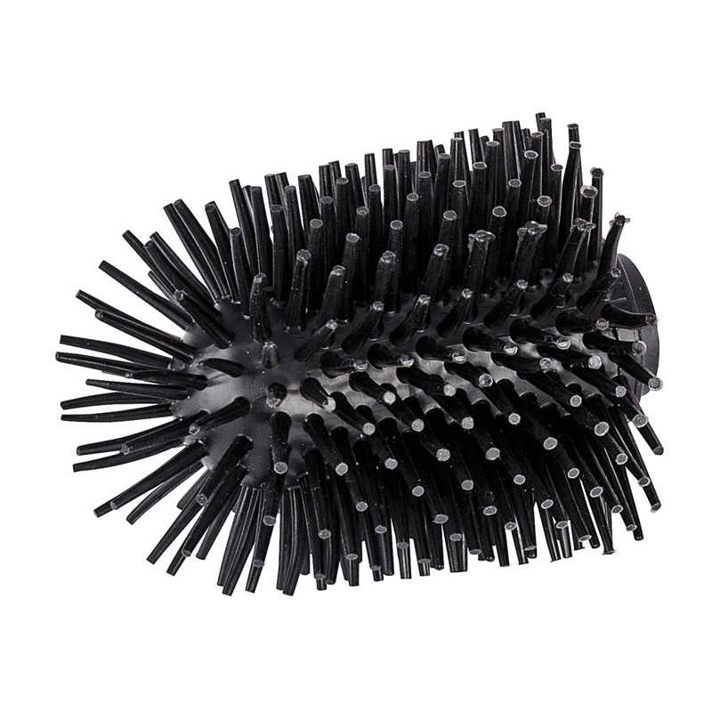 Brosse de silicone rechange noire ø75 mm - WENKO