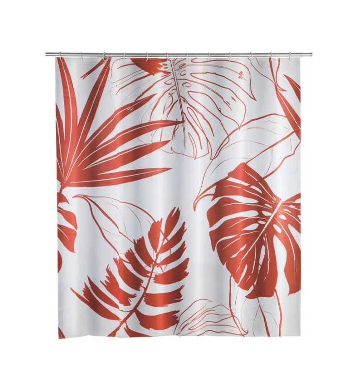 Rideau d.douche 180x200 Brasil coral PEVA - WENKO