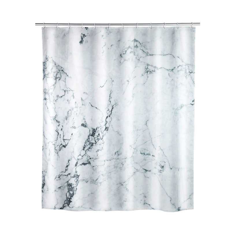 Rideau de douche 180x200 Onyx Polyester - WENKO