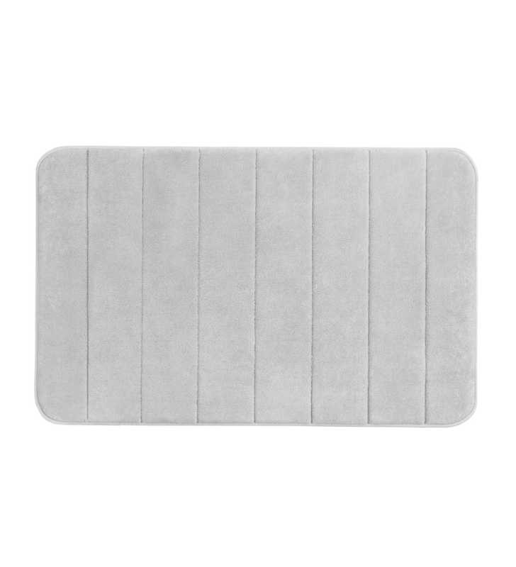 Tapis de bain Memory F.50x80 Stripes gris - WENKO