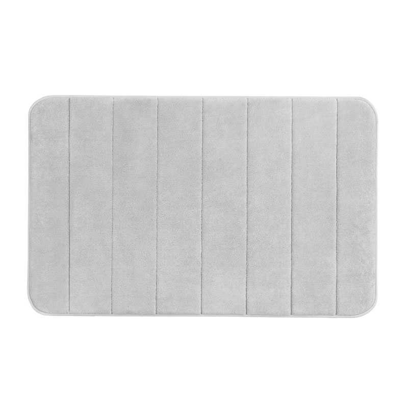 Tapis de bain Memory F.50x80 Stripes gris - WENKO