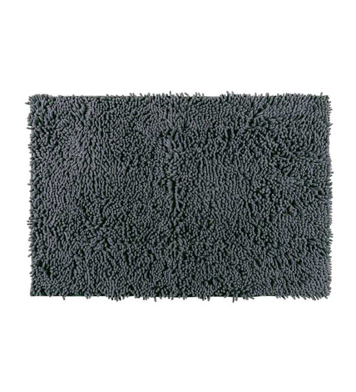 Tapis de bain Chenille 50x80cm mouse grey - WENKO